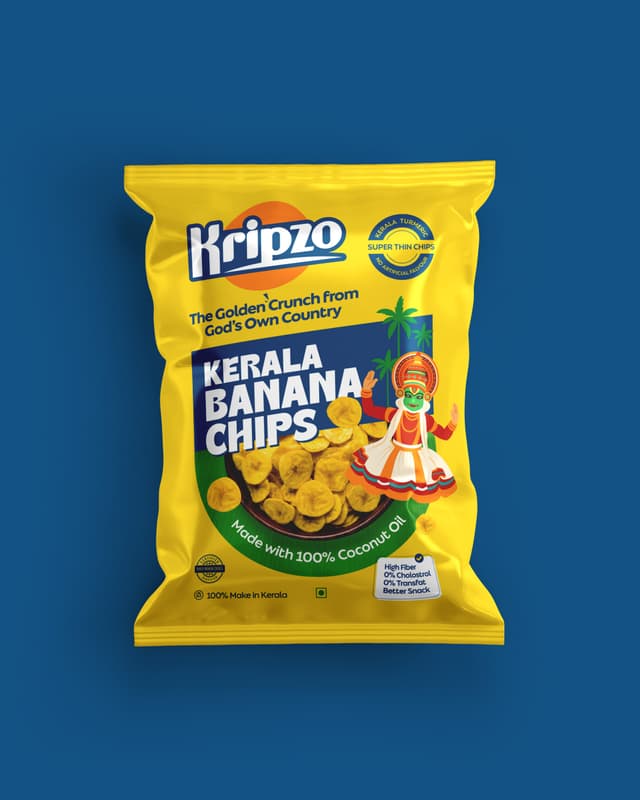 Kripzo Banana Chips Packet 2